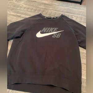 Nike SB Black Men's Sweatshirt Large, P2P 24